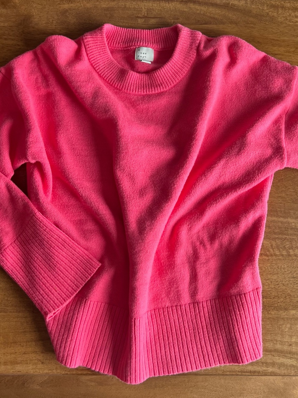 Hot Pink Crewneck Sweater